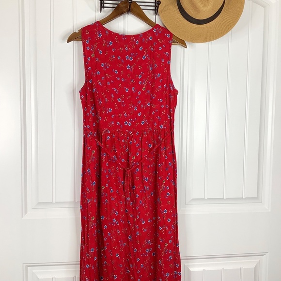 Vintage Sleeveless Floral Dress - Picture 6 of 10